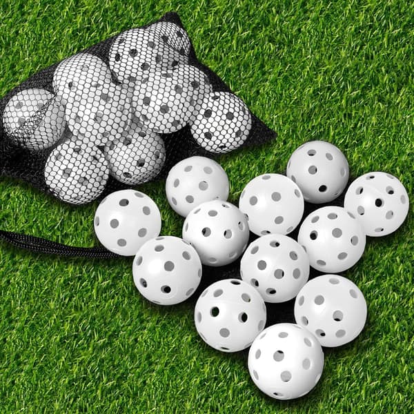 Golf Øvelsesbold 42mm Luftstrøm, Plastbolde til Bane