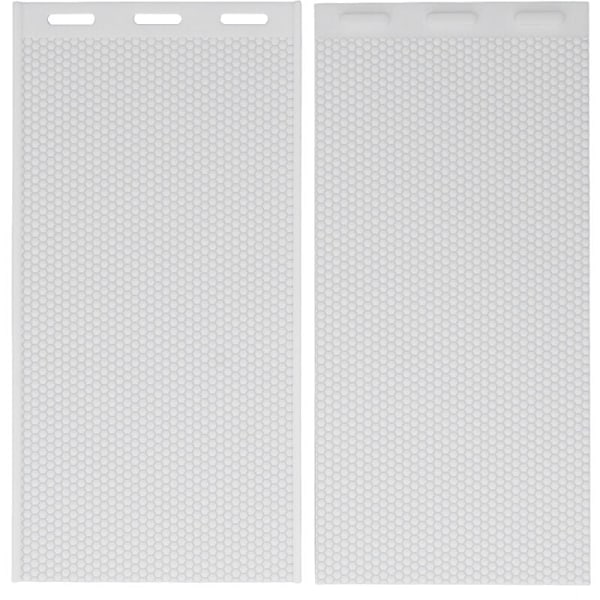 2 st 5,4 mm silikonvaxkakepress manuell vaxkakebas präglingsform DIY gjutform biodlingsutrustning