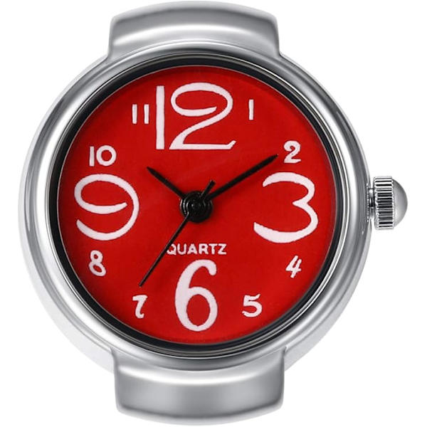 Sormuskello Creative Elastic Round Quartz Sormuskellot, Ystävänpäiväksi unisex red