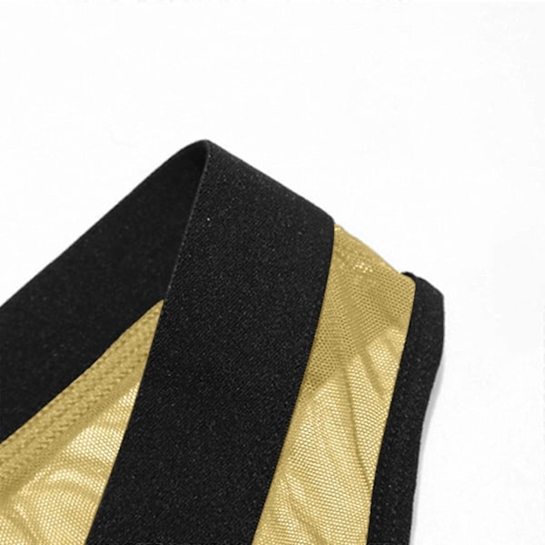 Issilke Mesh Gennemsigtige Herre Stringtrusser Herreundertøj - WELLNGS Gul Yellow XL