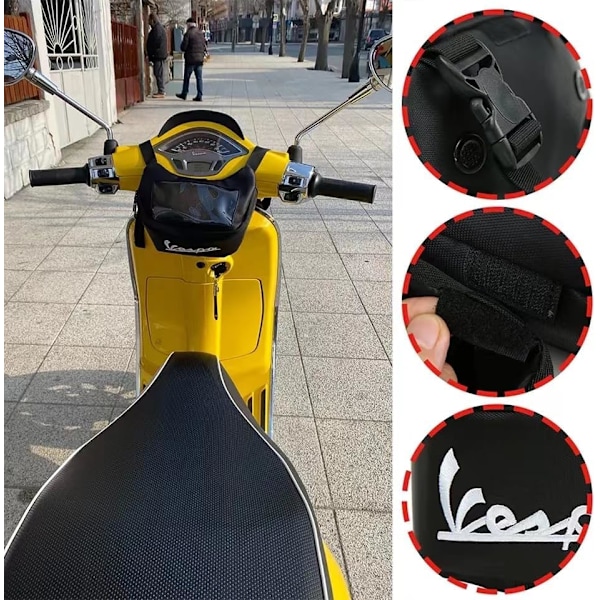 Storage Bag for Vespa GTS 250 300 Sprint 50 150, Waterproof Navigation Bag for Scooter Motorcycle, Multifunctional Motorcycle Waist Bag