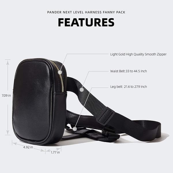 Jalkalaukku Fanny Pack PUNAINEN red