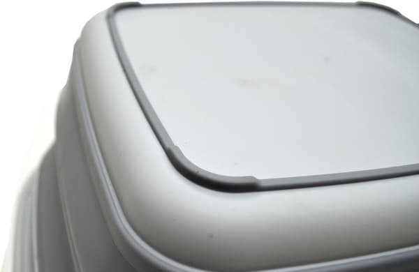 7,7 L (2 gallon) sammenleggbart badekar - sammenleggbart badekar - bærbar vaskebalje - plassbesparende plastbadekar (grå)