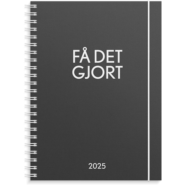 Kalender 2025 Get it done svart