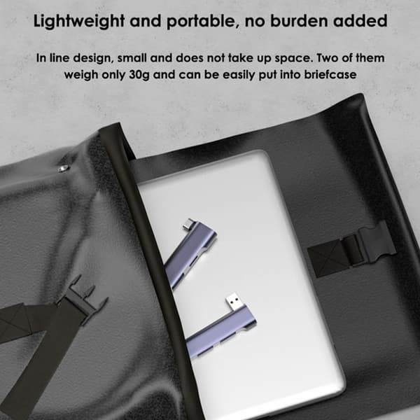 PD Höghastighets USB-C USB HUB Bred Användning USB3.0 5Gbps Portabel Typ USB3.0