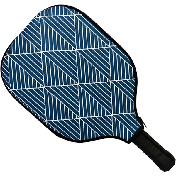 Padel-ketsjer med padle-ærme, beskyttende cover til pickleball-ketsjer, bordtennis-ketsjer-cover med lynlås til sikker opbevaring Length