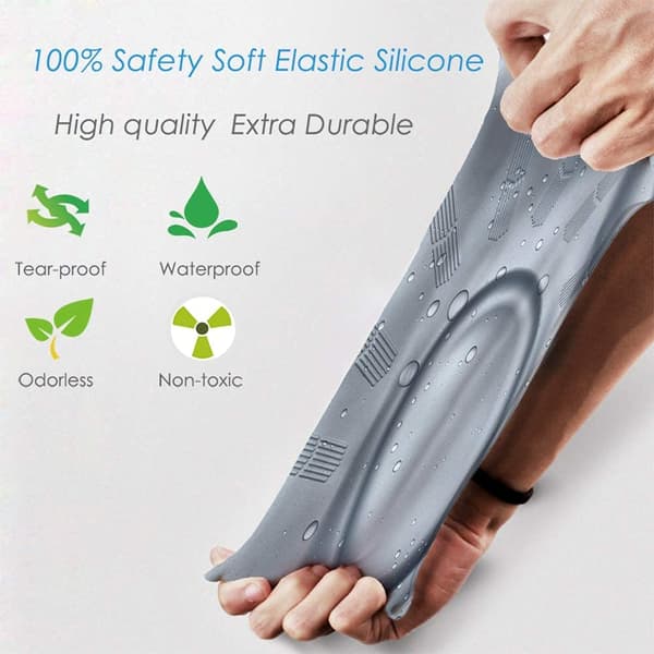 Unisex badehette for kort og langt hår silikonbadehetter