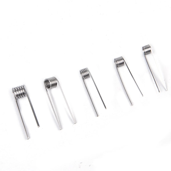 100 stk/kasse A1 Spole Tråd Varmemodstand Premade Coils DIY Pr 22GA/0.35Ω