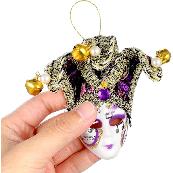 Kjøleskapsmagneter Venetiansk Maskerade Klovnmaske Kjøleskapsmagneter Lilla Egnet for Fest Halloween Hjem Kontor Dekorasjon Lilla 11.5x5.5cm Purple 11.5x5.5cm