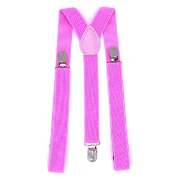 One-size Hängslen i olika färger Pink Rosa