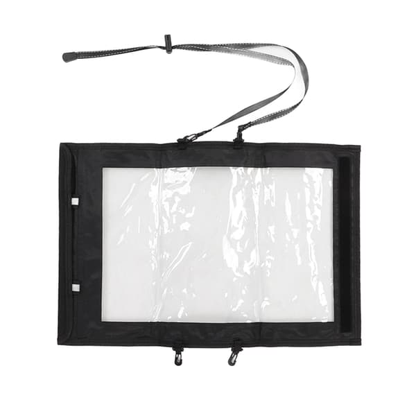 Waterproof TPU Map Case Transparent Hiking Bag with 2 Extra Straps for Camping