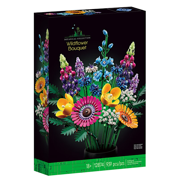 Compatible with 10280 Building Blocks - Flower Bouquet, Flowers, Roses, Puzzle, Toy, Valentine's Day Gift, Assemble Full-Blown Flowers