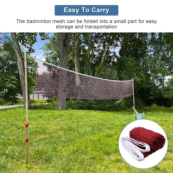 Volleyballnet, Badmintonnet Volleyballnet, Kun Volleyballnet