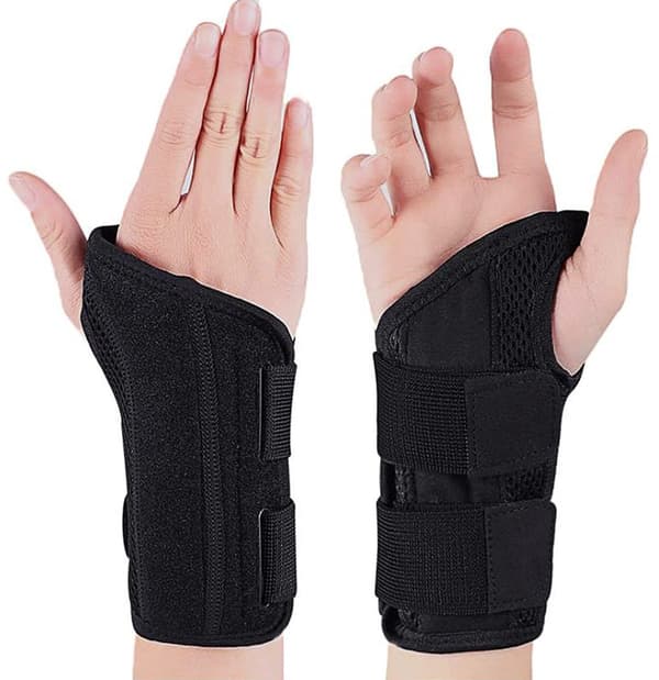 Par Handledsstöd - Handledsstöd för nattsömn - Handledsbandage - Handledsstöd