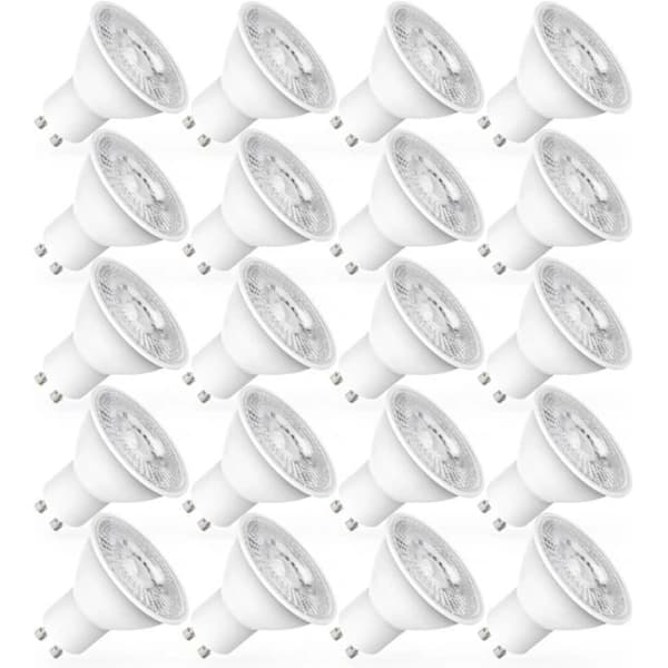 GU10 LED-spotlightlampor Kallvit 7W 720LM Ej dimbara för hembelysning 20-pack
