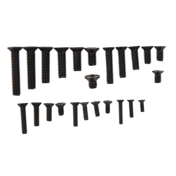 720PCS Laptop-erstatningsskruesortiment Kit Sort Notebook-computer Reparation Kulstofstålskruesæt