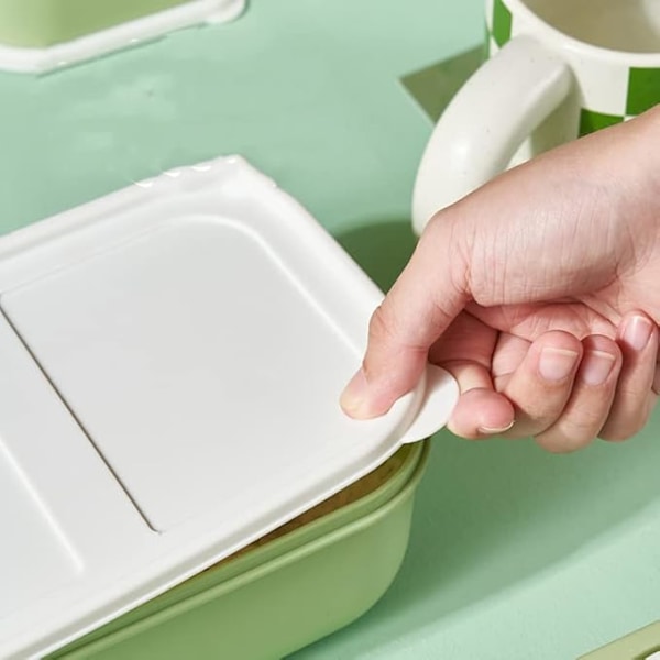 Matlåda, bento box för pojkar, gröna matlådor för barn