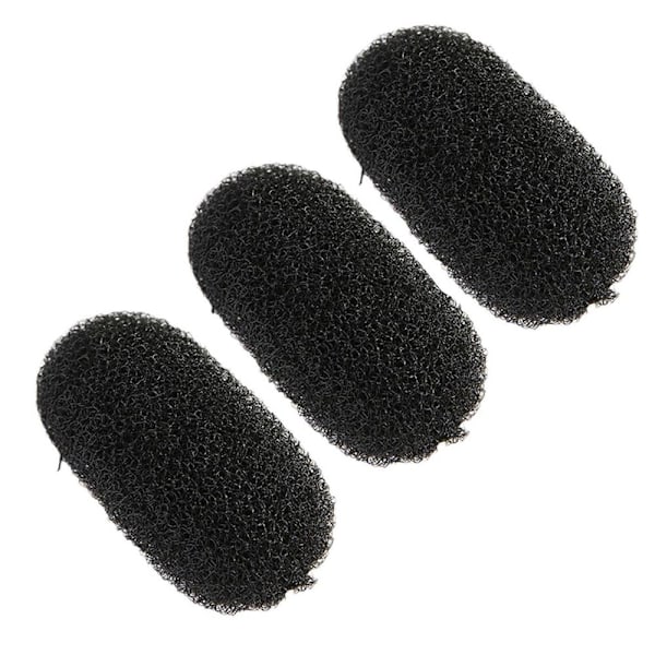 3 stk. Hårnål for volum, Puffy Hair Pad SVART Black
