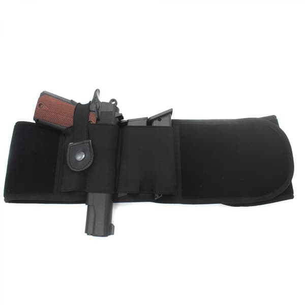 Kostume western pistolbælte sort
