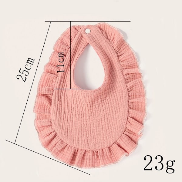 2-pack Drool Bibs Baby PÅFÅGAN BLÅ Peacock Blue
