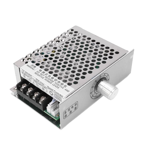 DC-motorhastighedsregulator Blød start og stop PWM-motorhastighedsregulator med digitalt displaypanel DC12‑80V