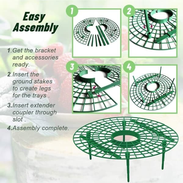Removable Plastic Strawberry Supports for Strawberry Plants, 10-Pack
