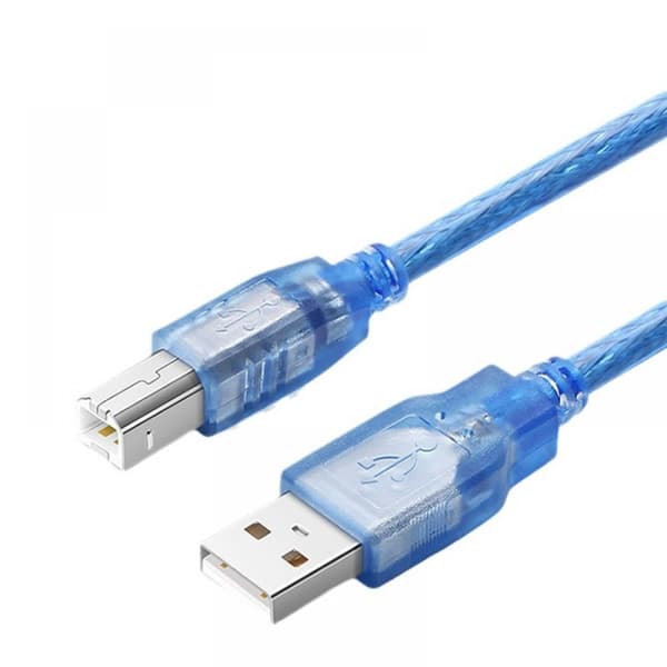 USB 2.0 -kaapeli, 7,6 m, musta, tulostimille ja USB-laitteille