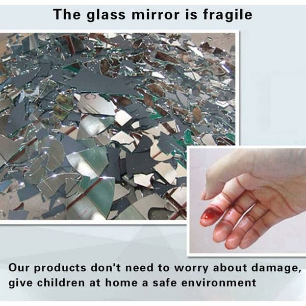 Fleksibelt plastikklistremirror