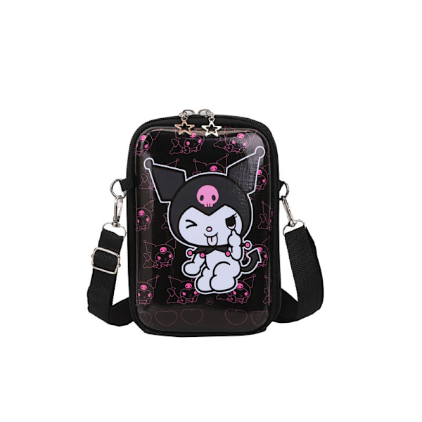 1 kpl Kuromi Messenger Bag naisille Anime Hardshell -laukku