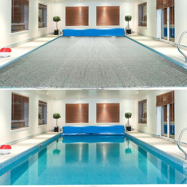 Vattentät rektangulär solvärmefilm för poolskydd (160 cm)