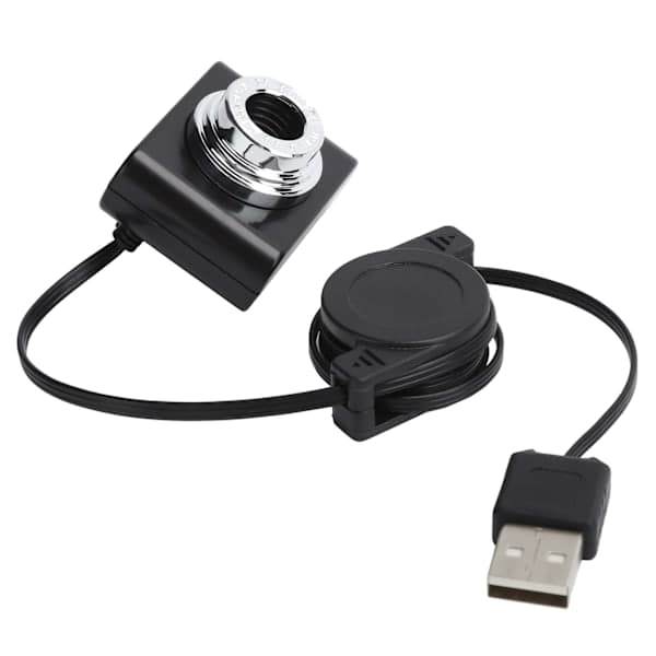 Webcam for video conferencing, USB manual focus built-in microphone driver-free computer webcam with high-quality video resolution, flexible