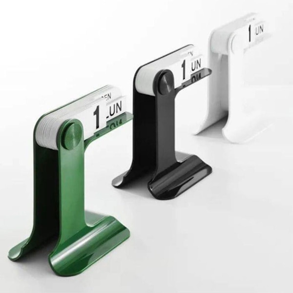 Bordskalender Vendbar kalender SORT black
