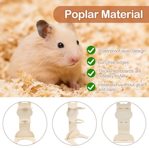 Hamsterdricksflaska med Ställ - 125 ml Dricks- och Matningsskål för Gnagare