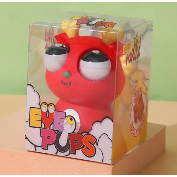 Stressboll Ögon Pop Up Drake Rolig Ögonboll Exploderande Leksak Pop Up Ögon Leksak, Perfekt Present för Alla Tillfällen orange