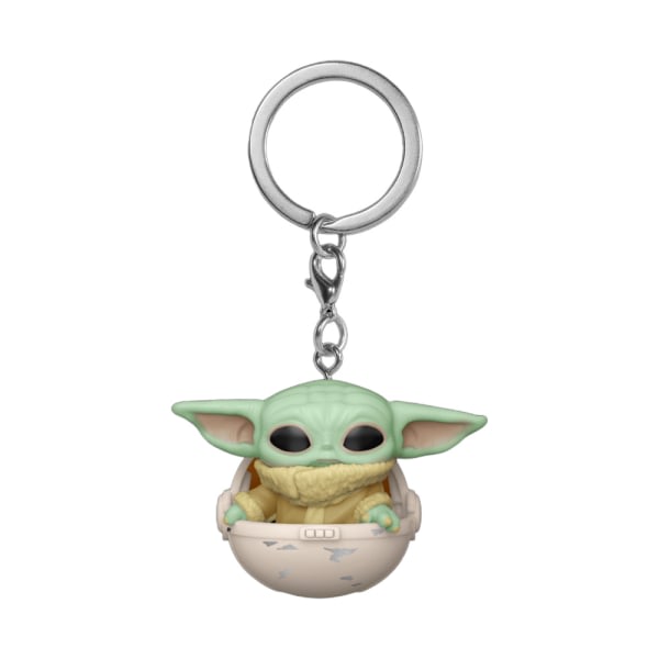 Nøkkelring: Star Wars the Child Baby Yoda - Samleobjekt vinyl minifigur nøkkelring - gaveidé B