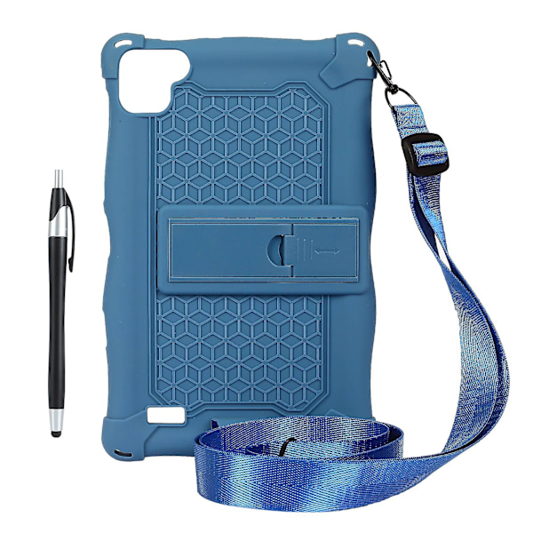 Tabletfodral for Galaxy Tab A7 Lite 2021 8,7 tommer T220 T225 Silikonfodral Tablettstativ med Penn og