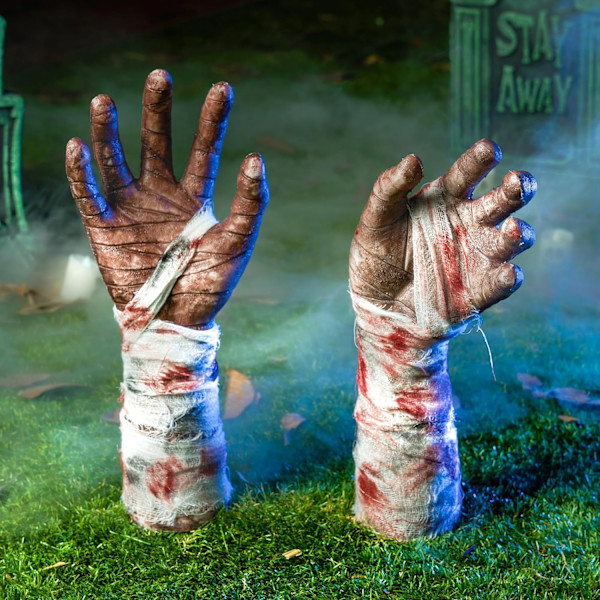 Halloween zombie arm sticks, Halloween farm ground breakers for Halloween outdoor garden decorations