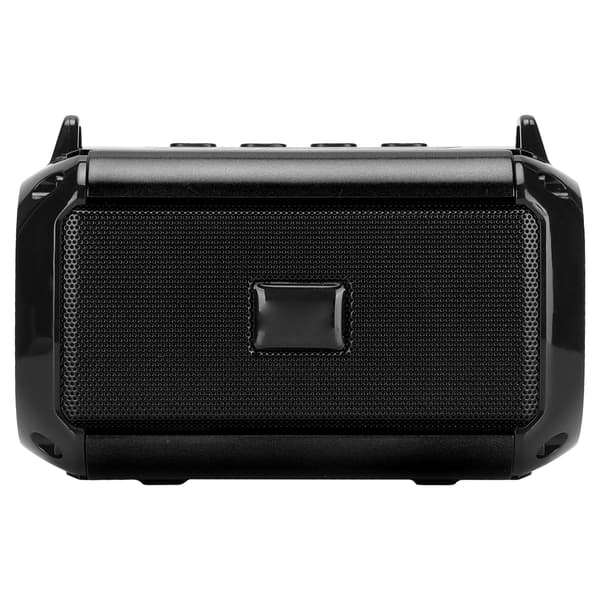 Wireless Speaker 360° Stereo Noise Cancelling Portable Bluetooth Speaker with Charging Cable Black 0.1