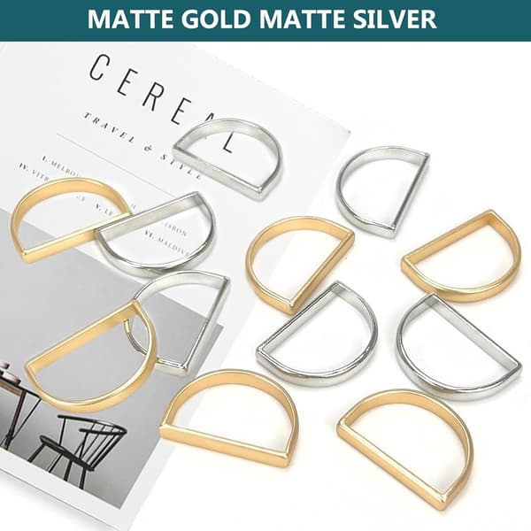 12 servietringe - guld servietring - servietringe borddekoration - servietring - guld servietringe