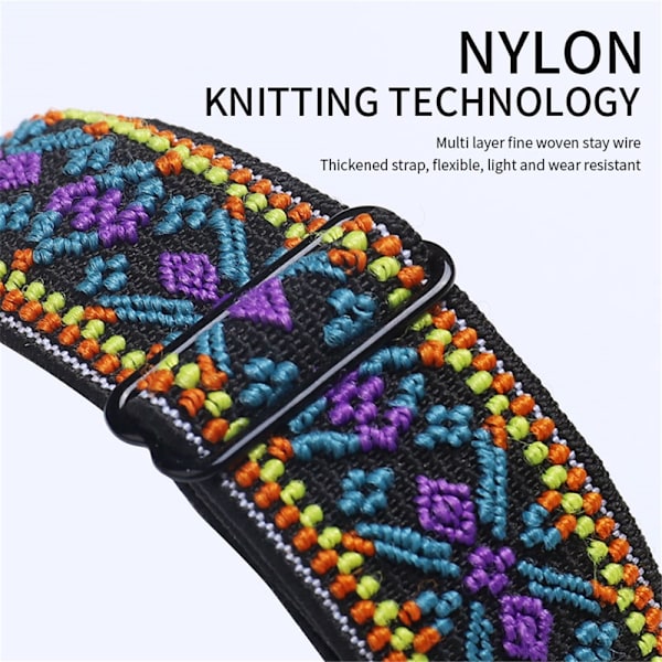 Nylonrem til Apple Watch Boho&Multicolor 38/40mm