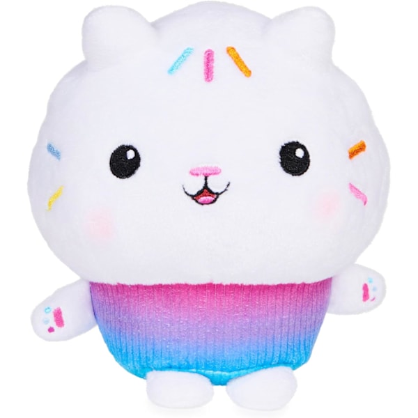 Gabbys Dukkehus, 7-tommers Cakey Cat Purr-ific Plysjleke, Barneleker for Aldre 3 år og oppover