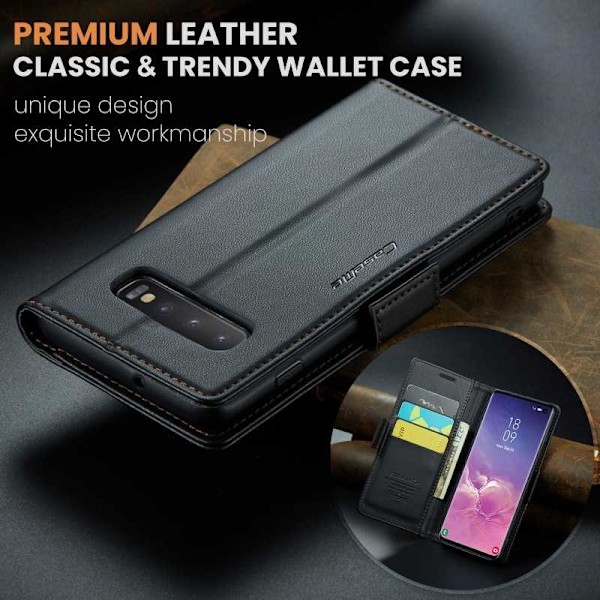 CaseMe Skin Pro Cover til Samsung S10 Black Svart