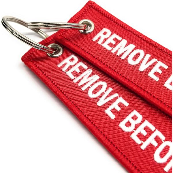 Remove Before Flight -matkatavaramerkki - Avaimenperä - Korkea laatu -,ZQKLA