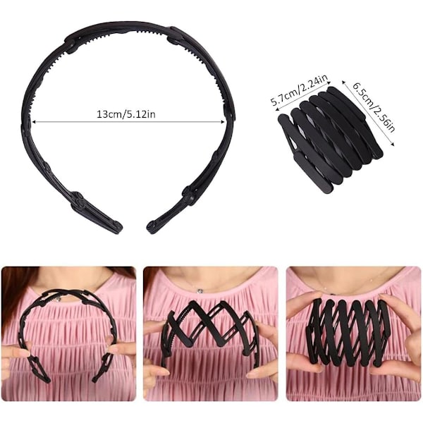 Headb& - Headb& - Foldbar & Skalerbar - Dame Headb&s - Foldbar Headb& - Foldbar Headb& - Sort