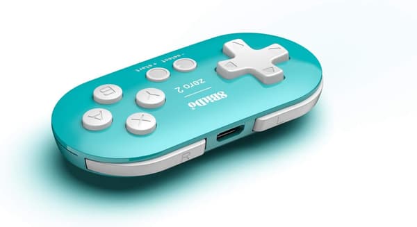 8BitDo Zero 2 Turkoosi painos (Nintendo Switch)