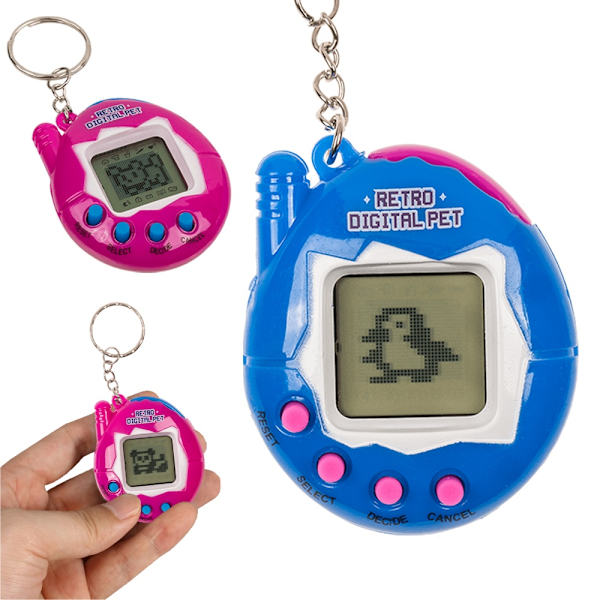 Digitalt kæledyr - 49 forskellige virtuelle kæledyr - Tamagotchi Multicolor multifärg