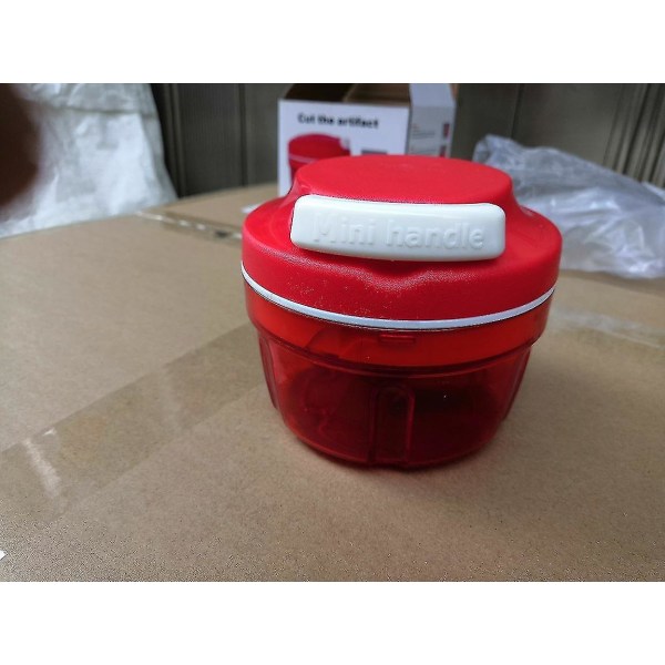 Tupperware Chef Turbo-Chef rot D158 løkhakker Speedy Boy løkskjærer 27357