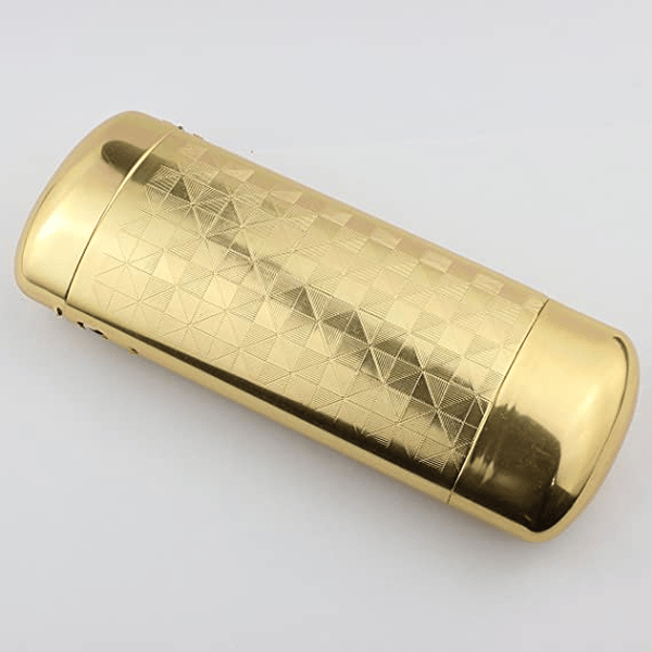 Hårt glasögonfodral i plast (Guld), ZQKLA