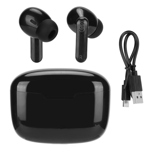 Språköversättande Hörlurar Multifunktion 144 Språk Bluetooth Språköversättningsenhet för Resor Shopping Svart