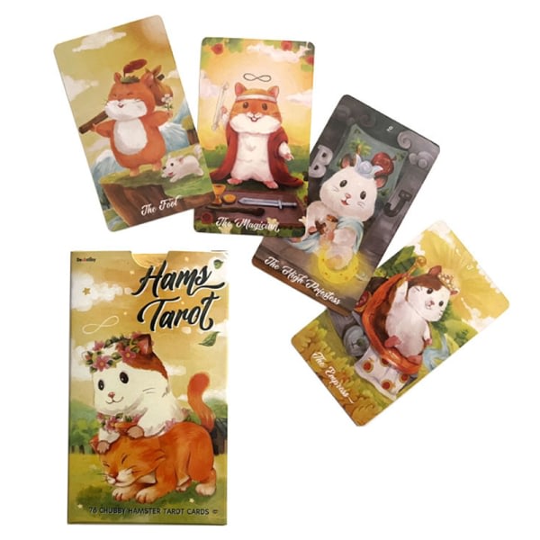 12*7cm Hams Tarot-kortit Ennustusennustuspakka Perhejuhlat Bo